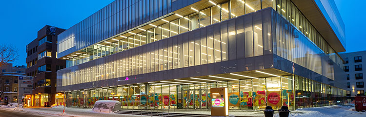 Extérieur Bibliothèque Gabrielle-Roy