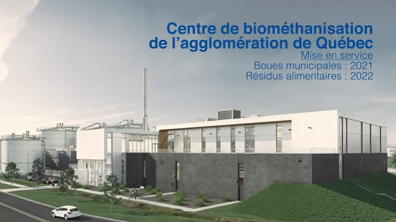 Centre de biométhanisation.