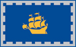 Drapeau de la ville de Québec.