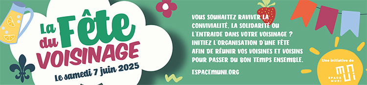 La fête du voisinage. Le samedi 7 juin 2025.