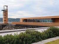 Commission de la capitale nationale de Québec - Bâtiment d'accueil et tour d'observatoire du Quai des Cageux