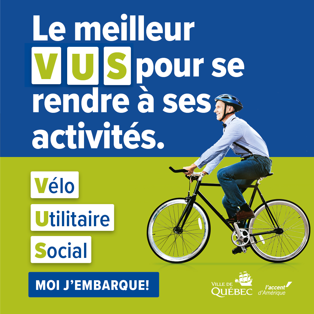 Les meilleurs VUS pour se rendre à ses activités. Vélo Utilitaire Social. Moi j'embarque!