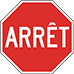 Panneau Arrêt