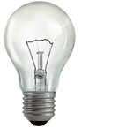 Ampoule incandescente.