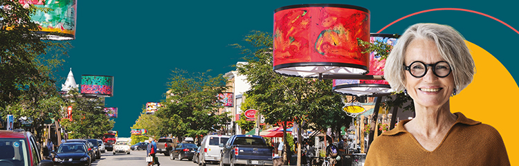 Bandeau d'en-tête du conseil de quartier Montcalm