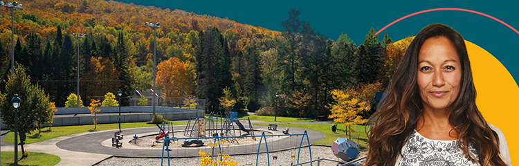 Bandeau d'en-tête du conseil de quartier de Notre-Dame-des-Laurentides