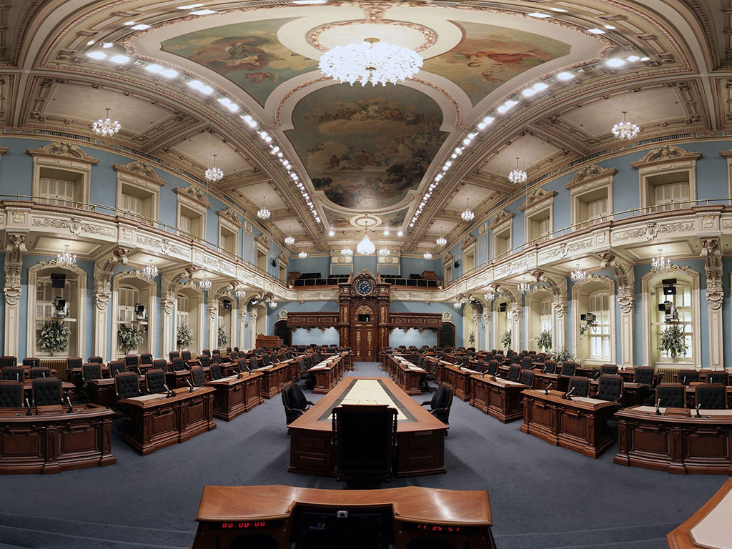 Assemblée nationale, Salon bleu