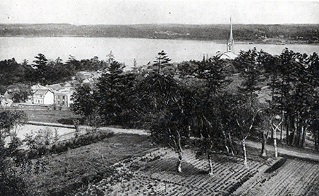 Vue de l’îlot paroissial de Saint-Michel.