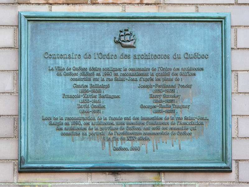Centenaire de l'Ordre des architectes du Québec