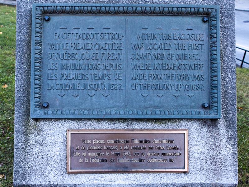 Premier cimetière de Québec