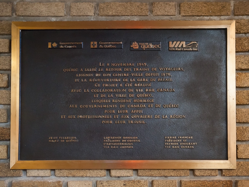Réouverture de la Gare du Palais