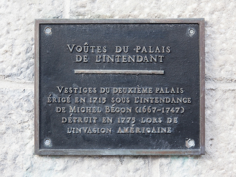 Voûtes du Palais de l'intendant