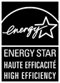 Étiquette Energy Star Haute Efficacité, qui indique que l’électroménager sur lequel elle est apposée satisfait aux exigences en matière de rendement énergétique de la Loi sur l’efficacité énergétique.