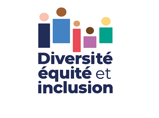 Logo Diversité, équité et inclusion