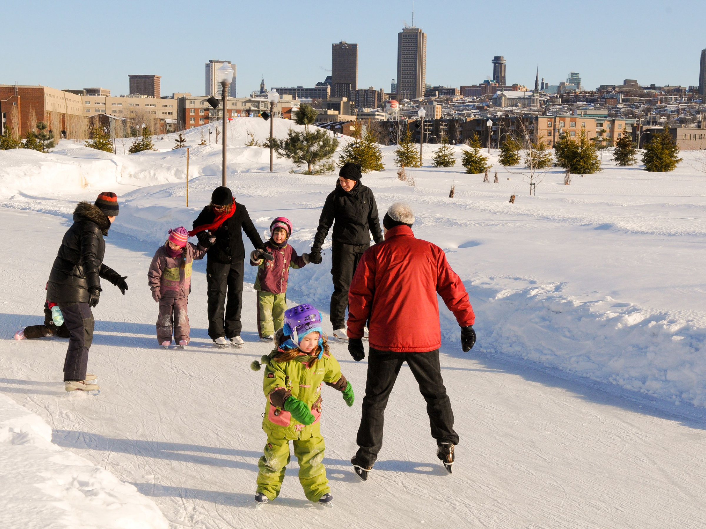 8 superbes endroits où patiner à l'extérieur à Québec - Easy Planet Travel