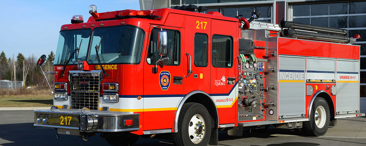 Un nouveau camion de pompier en remplacement au Service de sécurité  incendie et sécurité civile - Ville de Drummondville